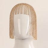 Women Boho Rhinestone Vintage Tassel Hair Accessory