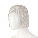 Women Boho Rhinestone Vintage Tassel Hair Accessory