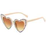 Heart Diamond Ladies Fashion Sunglasses