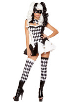Halloween Costume Sexy Circus Clown Vampire Bride Cosplay Party Costume Halloween Costume Sexy Circus Clown Vampire Bride Cosplay Party Costume