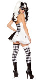 Halloween Costume Sexy Circus Clown Vampire Bride Cosplay Party Costume