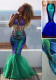 Halloween mermaid half body mermaid cosplay costume