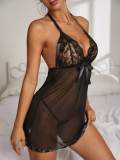 Women Black Dress Sexy lingerie