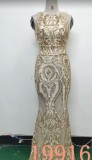 Beading Positioning Flower Beads Wedding Prom Long Dress