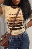 Women Short Sleeve Printed T-Shirt