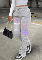 Women Fleece Sport Drawstring Pocket Stacked Pant Women Fleece Sport Drawstring Pocket Stacked Pant