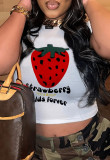 Women Round Neck Printed Short Sleeve T-Shirt