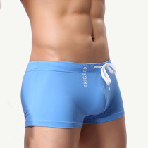 Men's Square Leg Swim Trunks Sexy Fashion Spa Swim Trunks Summer Quick Dry