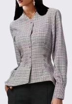 Autumn Winter Plaid Slim Fit Long Sleeve Shirt Autumn Winter Plaid Slim Fit Long Sleeve Shirt