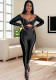 Women's Sexy Off Shoulder Hollow Out Jumpsuit