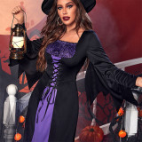 Halloween Costume Adult Witch Cosplay Costume Masquerade Cosplay Witch Stage Costume
