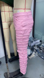 Men's Denim Straight Leg Pants Street Fashion Stretch Patch Denim Straight Leg Pants