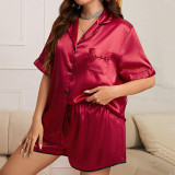 Plus Size Women Casual Pajamas and Loungewear Two-piece Set