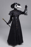 Halloween Medieval Punk Style Plague Doctor Birdman Long Mouth Cosplay Costume