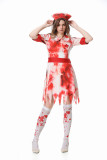 Halloween cosplay costume Mary nurse costume adult horror bloody zombie zombie costume doctor costume cos party