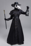 Halloween Medieval Punk Style Plague Doctor Birdman Long Mouth Cosplay Costume