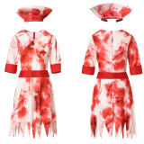 Halloween cosplay costume Mary nurse costume adult horror bloody zombie zombie costume doctor costume cos party