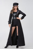 Halloween retro cos female pirate slit jacket performance costume