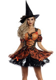 Halloween Witch Costume Masquerade Costume