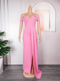 Sexy Evening Dress African Bridesmaid Wedding Strap Party Gown