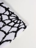 Autumn and winter spider web jacquard knitting warm hat and cold hat