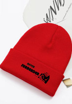 Winter Letter Embroidered Knitting Hat Winter Letter Embroidered Knitting Hat