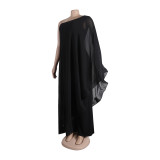 Women Sexy One Shoulder Sleeveless Stretch Jumpsuit