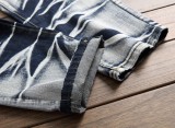 Men Vintage Denim Straight Trousers