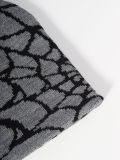 Autumn and winter spider web jacquard knitting warm hat and cold hat