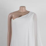 Women Sexy One Shoulder Sleeveless Stretch Jumpsuit