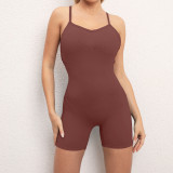 Women Yoga Pants Backless Fitness Jumpsuit