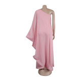 Women Sexy One Shoulder Sleeveless Stretch Jumpsuit