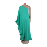 Women Sexy One Shoulder Sleeveless Stretch Jumpsuit