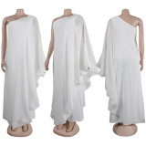 Women Sexy One Shoulder Sleeveless Stretch Jumpsuit