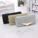 Women's Formal Party Chain Evening Bag Solid Color Wedding Bag Dress