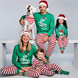 Christmas Striped Printed Home Clothes family wear