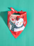 Halloween pet saliva scarf dog triangle scarf cat scarf dog saliva scarf