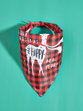 Halloween pet saliva scarf dog triangle scarf cat scarf dog saliva scarf
