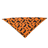 Halloween pet saliva scarf dog triangle scarf cat scarf dog saliva scarf