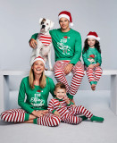 Christmas Striped Printed Home Clothes family wear