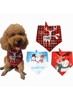 Halloween pet saliva scarf dog triangle scarf cat scarf dog saliva scarf