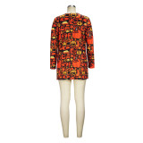 Spring And Autumn Women's Halloween Printed Tops Fashion Cardigans
