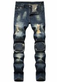 Men'S Style Trendy Distressed Ripped Denim Pants