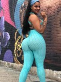 Jacquard Jumpsuit Sexy Yoga Wear Jumpsuit Women's Low Back Fitness One Piece Pants
