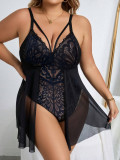 Plus size Women Lace sexy lingerie