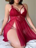 Plus size Women Lace sexy lingerie