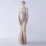Plus Size Women Sequin Formal Party Evening Dress