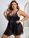 Plus size Women Lace sexy lingerie