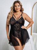Plus size Women Lace sexy lingerie