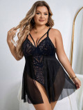 Plus size Women Lace sexy lingerie
